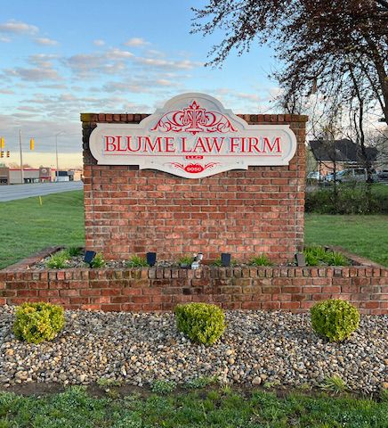 Blume Law Firm Outdoor Signage